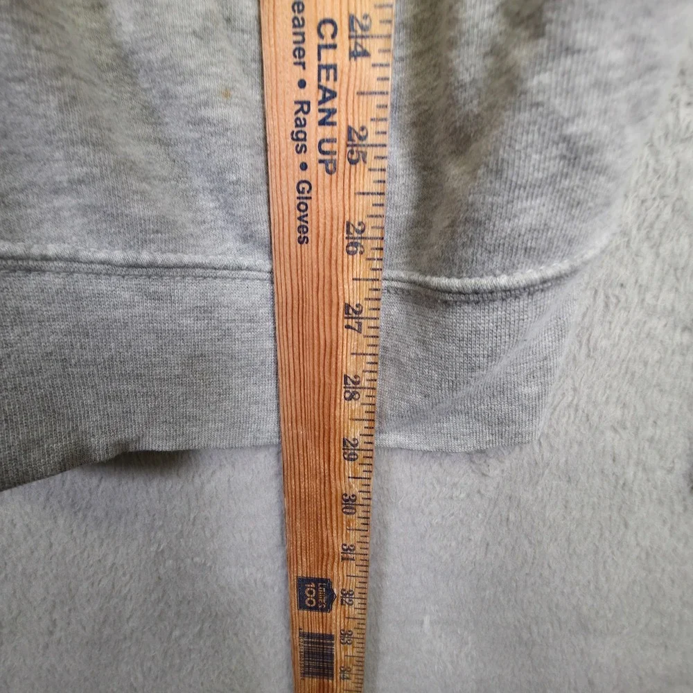 The North Face Hoodie Mens‎ M Gray Logo Graphics Athleisure Sweatshirt Thrashed